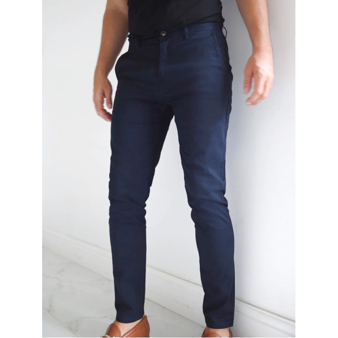 Blue Stretch Twill Men's Pants