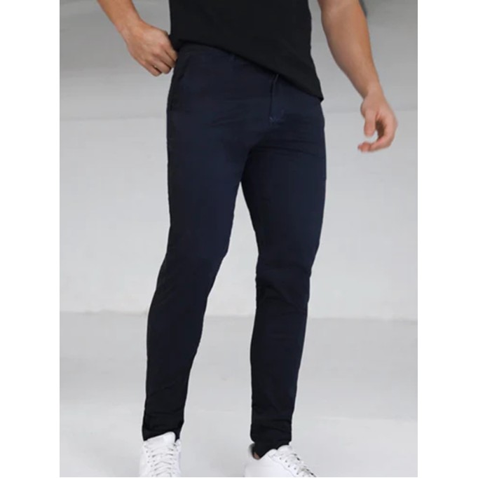 Blue Stretch Twill Men's Pants