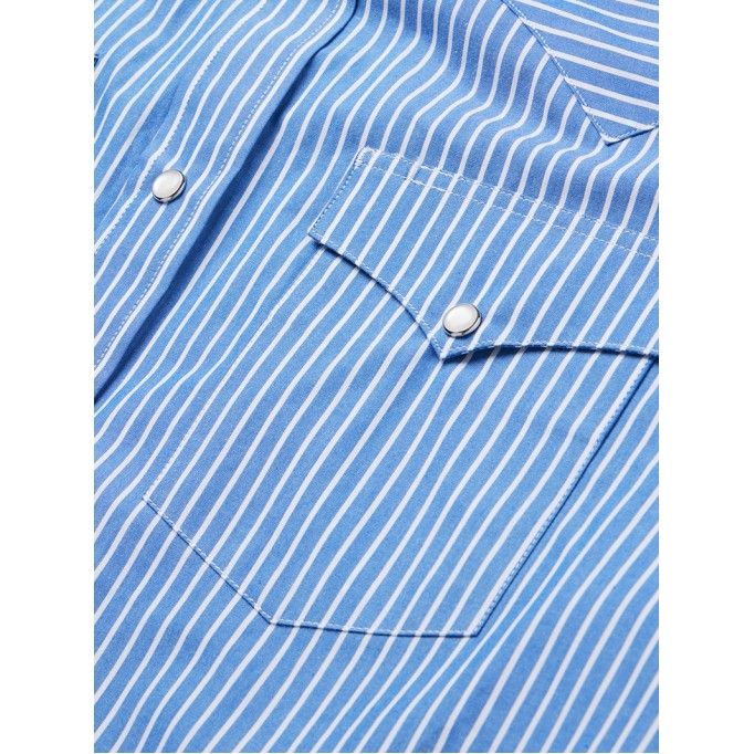 Blue Western Stripe Shirt