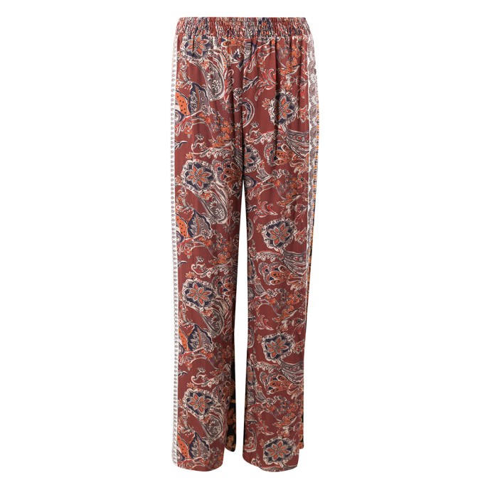 Loose Print Casual Breeze Trousers