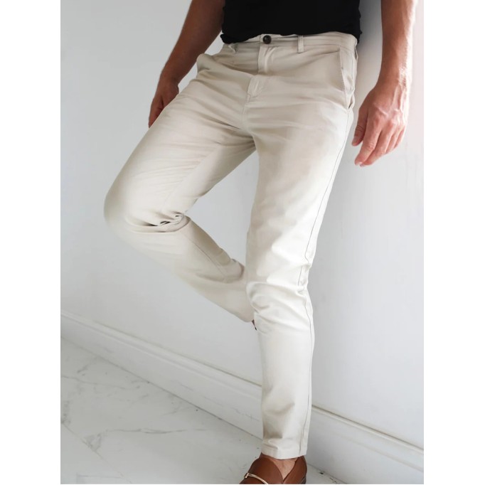 Men's Apricot Stretch Twill Pants