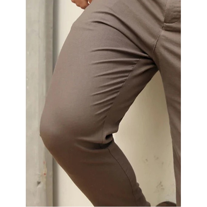 Men's casual brown pants