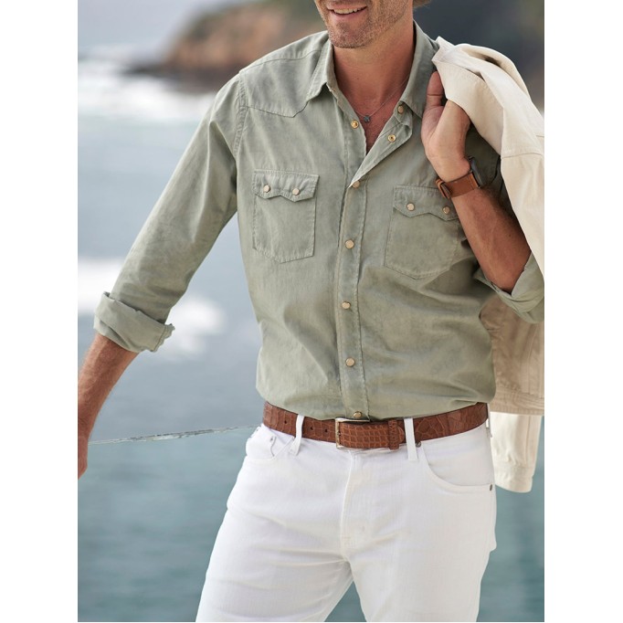 Men's Casual Outdoor Long Sleeve Shirts