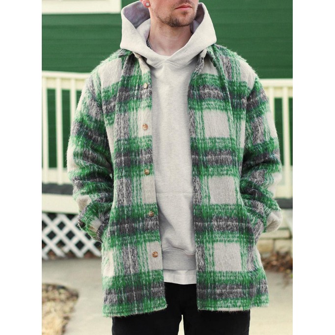 Men's Casual Oversized Coat Jacket