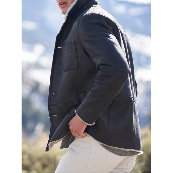 Men's Casual Oversized Coat Jacket