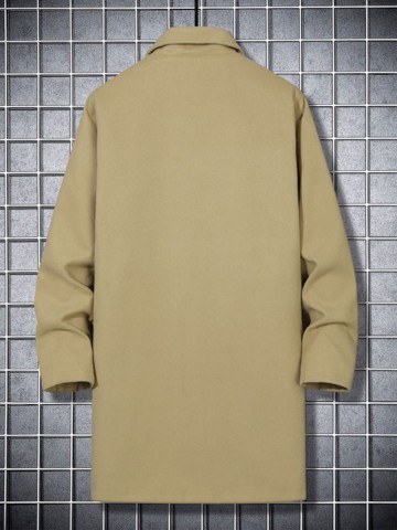 Men's Casual Oversized Coat Long Jacket