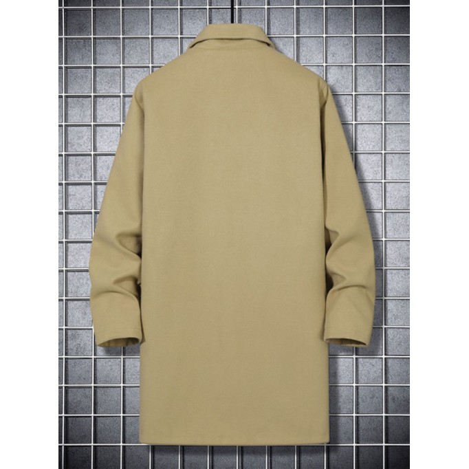 Men's Casual Oversized Coat Long Jacket