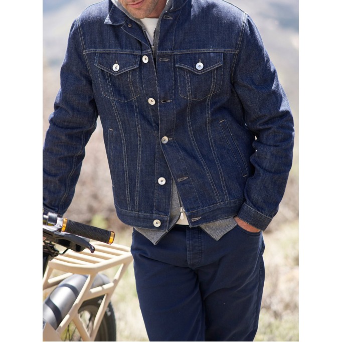 Men's Casual Oversized Denim Coat Jacket