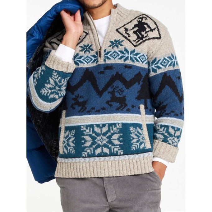 Men's Classic Shredded Wool Sweater