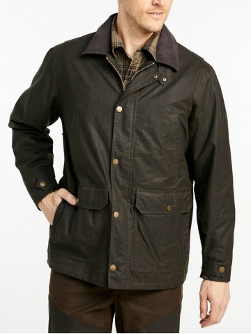 Men's Double L Waxed-Cotton Upland Coat