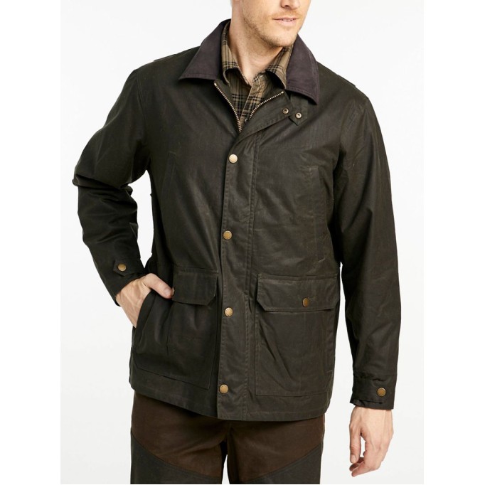 Men's Double L Waxed-Cotton Upland Coat