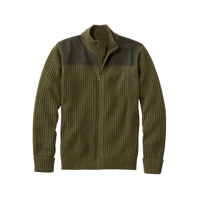 Men's full zip sweater