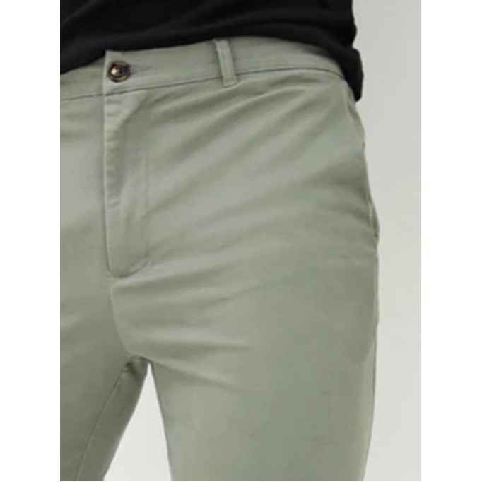 Men's Green Stretch Twill Pants