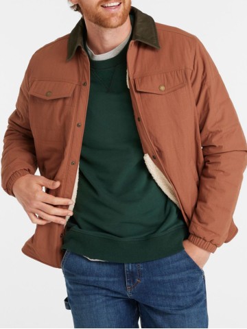 Men's Insulated Utility Shirt Jacket