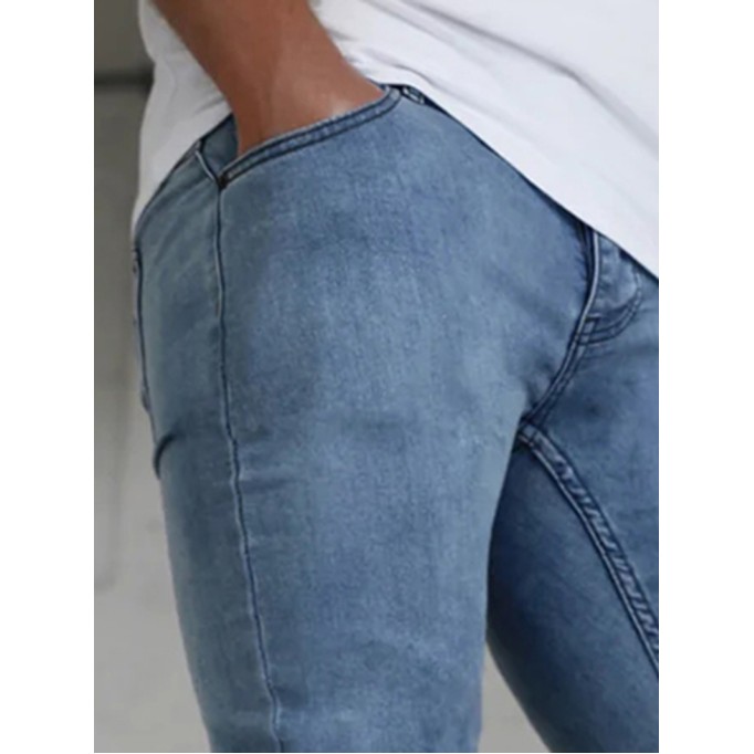 Stretch Twill Men's Blue Pants