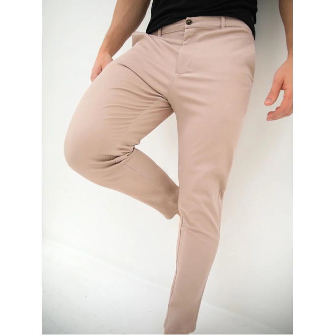 Stretch Twist Men's Khaki Pants