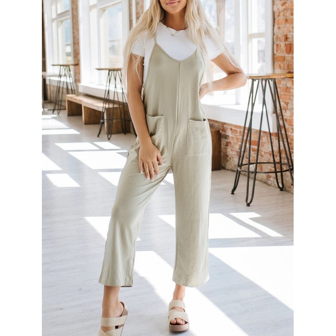 Woman's Straight Leg Jumpsuit