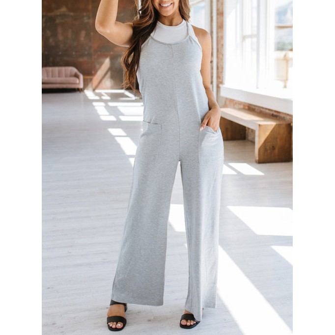 Woman's Wide Leg Jumpsuit