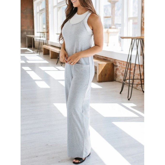 Woman's Wide Leg Jumpsuit