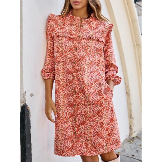 Women Casual Elegant Print Dress