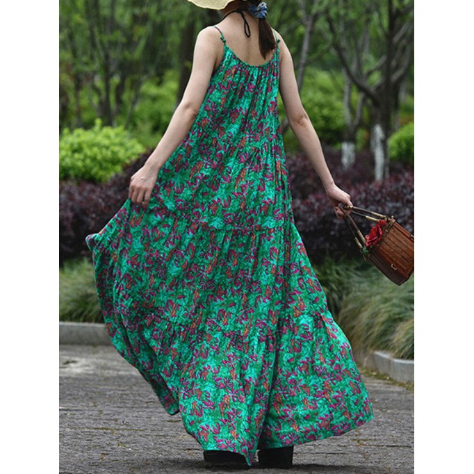 Women Casual Elegant Print Dress