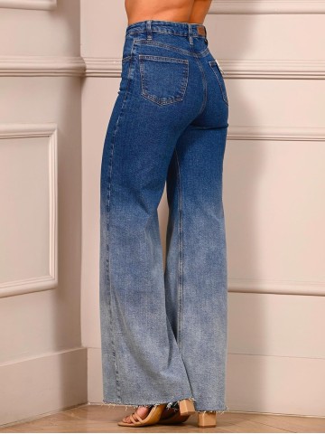 Women's Casual Gradient Jeans Trousers