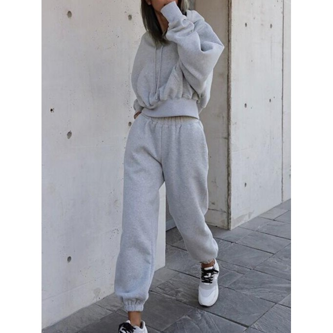 Women's Casual Sports Sweatshirt Set